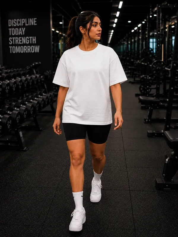 Gym_Rat_Oversized_White_Graphic_Print_T-Shirt