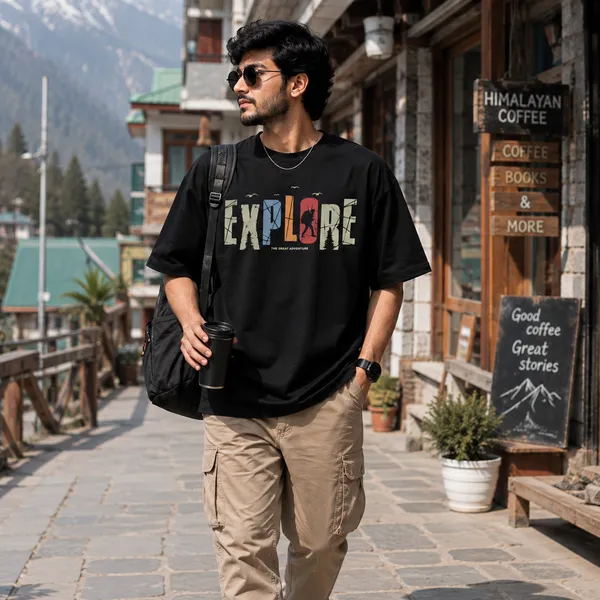 Explore_Oversized_Black_Graphic_Print_T-Shirt