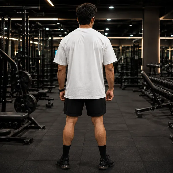 No_Excuses_Ever_Oversized_White_Graphic_Print_T-Shirt