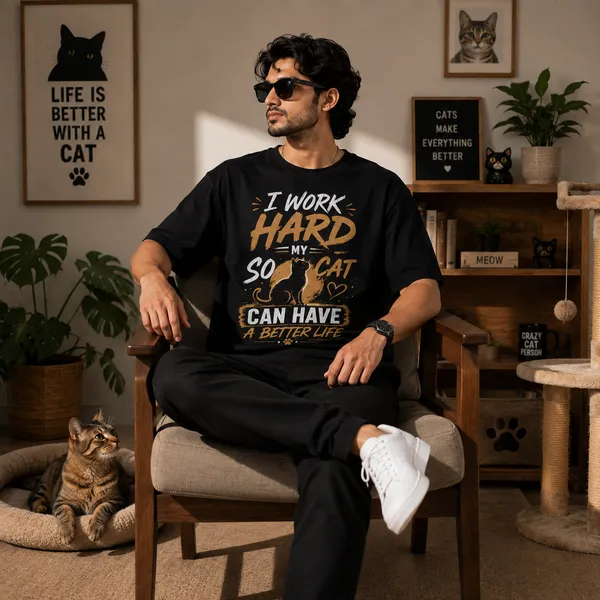 I_Work_Hard_and_Can_Have_a_Better_Life_Relaxed_Fit_Black_Graphic_Print_T-Shirt