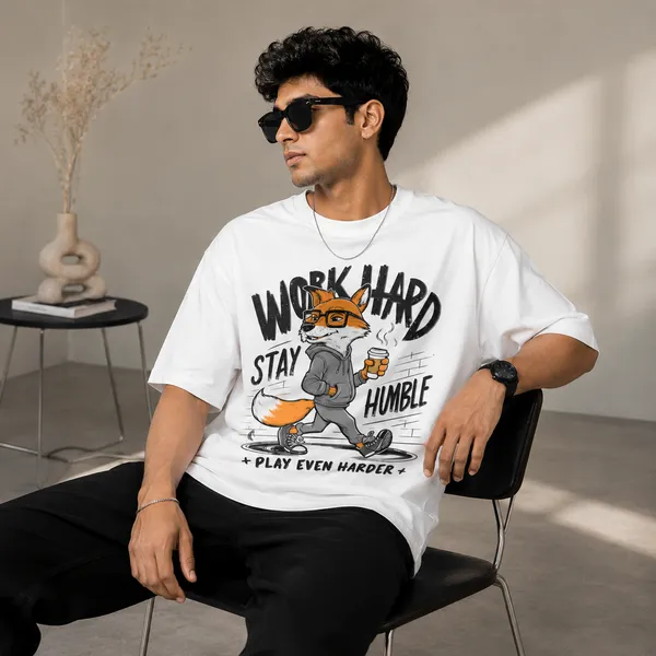 Work_Hard_Stay_Humble_Oversized_White_Graphic_Print_T-Shirt