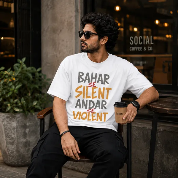 Bahar_Se_Silent_Ander_Se_Violent_Oversized_White_Graphic_Print_T-Shirt