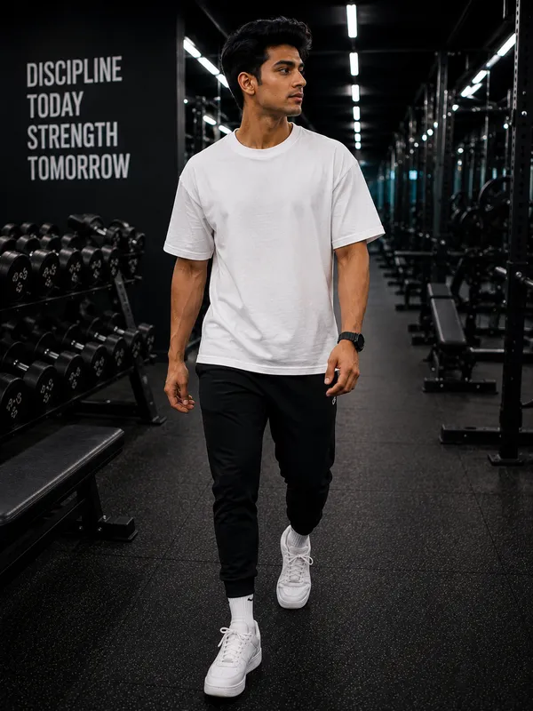 Gym_Rat_Oversized_White_Graphic_Print_T-Shirt