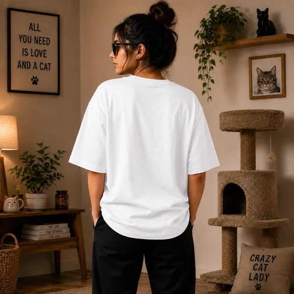 Catformmaitions_Oversized_White_Graphic_Print_T-Shirt