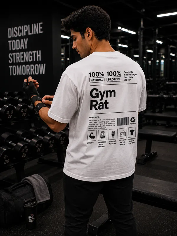 Gym_Rat_Oversized_White_Graphic_Print_T-Shirt