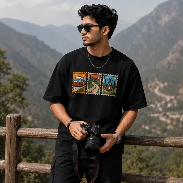 3_Image_Oversized_Black_Graphic_Print_T-Shirt