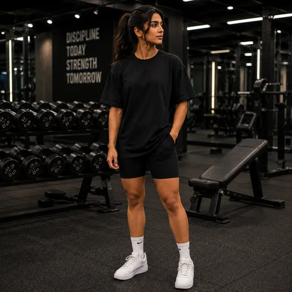 Gym_Rat_Oversized_Black_Graphic_Print_T-Shirt