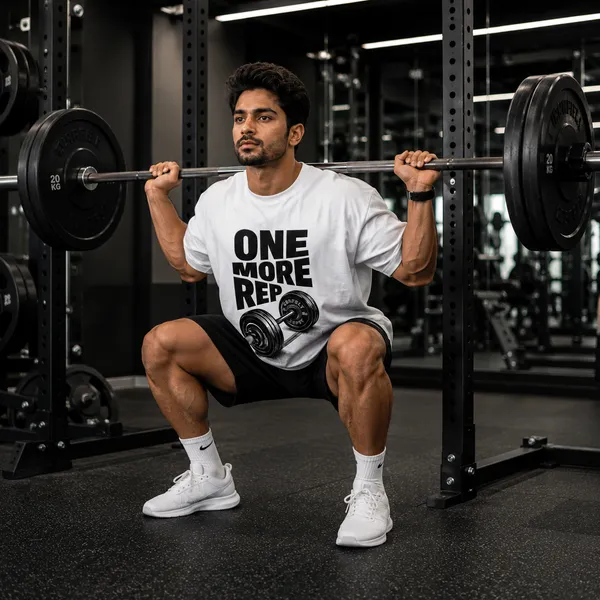 One_More_Rep_Oversized_White_Graphic_Print_T-Shirt