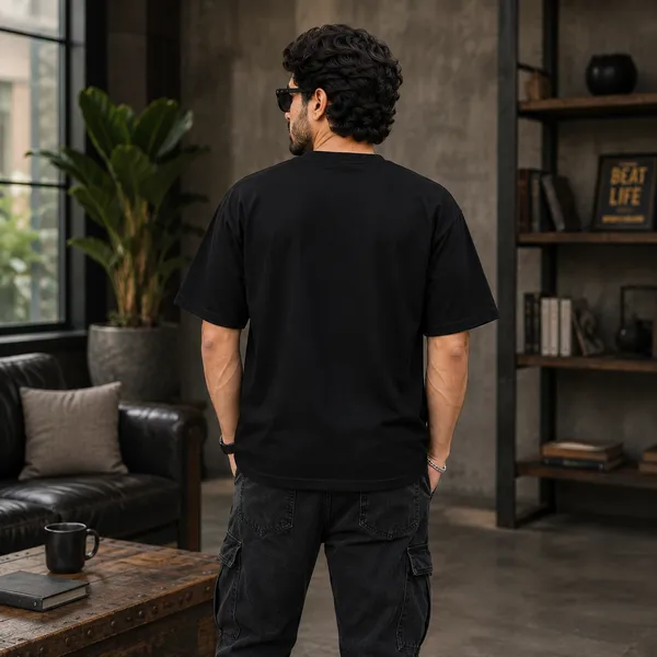 Play_It_Loud_Oversized_Black_Graphic_Print_T-Shirt