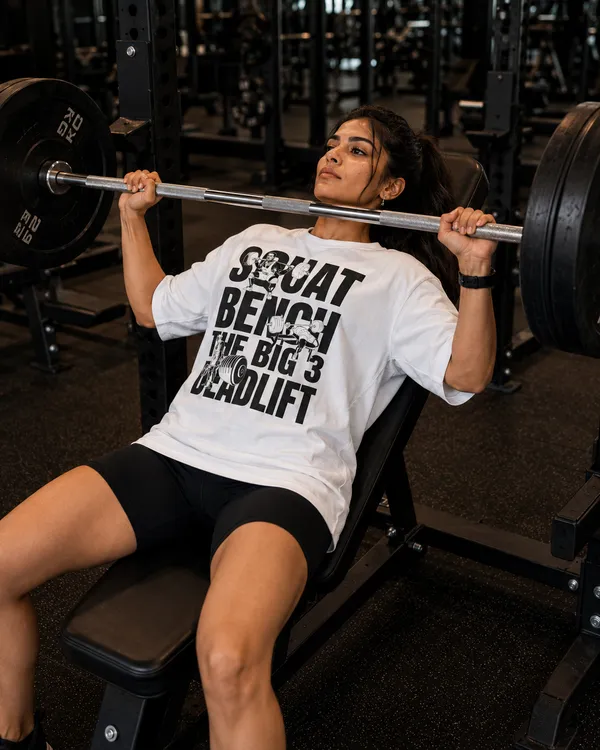 Squat_Bench_the_Big_3_Deadlift_Oversized_White_Graphic_Print_T-Shirt