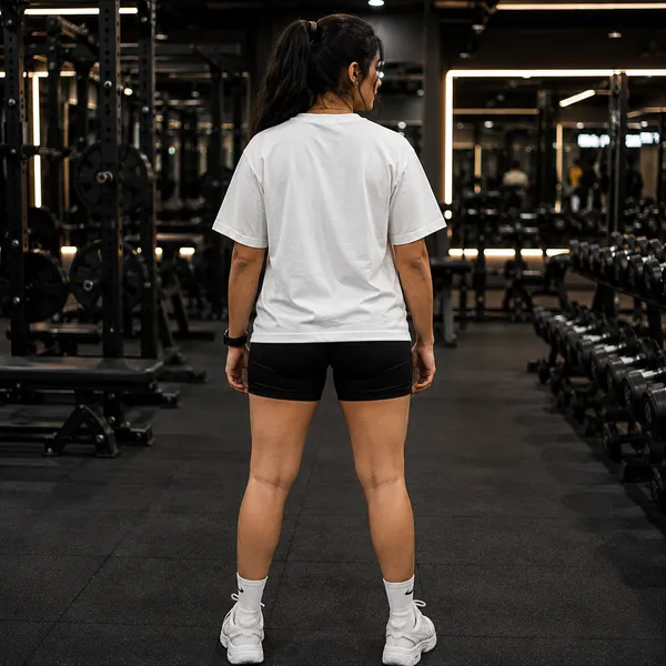 No_Excuses_Ever_Oversized_White_Graphic_Print_T-Shirt
