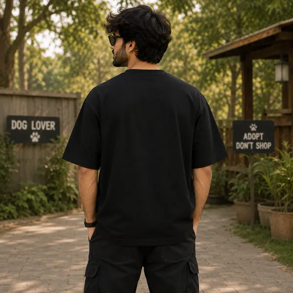Sorry_i'm_Late_I_Saw_a_Dog_Oversized_Black_Graphic_Print_T-Shirt