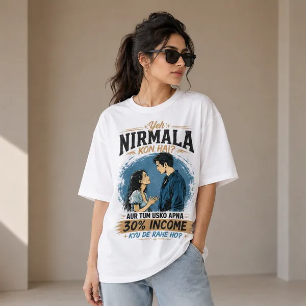 Yeh_Nirmala_Kon_Hai_Oversized_White_Graphic_Print_T-Shirt