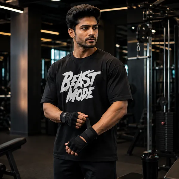 Beast_Mode_Oversized_Black_Graphic_Print_T-Shirt