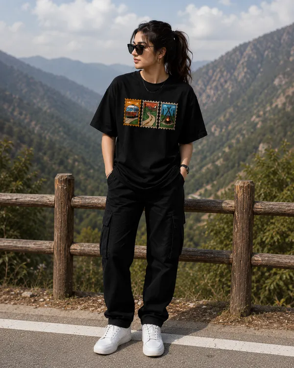 3_Image_Oversized_Black_Graphic_Print_T-Shirt