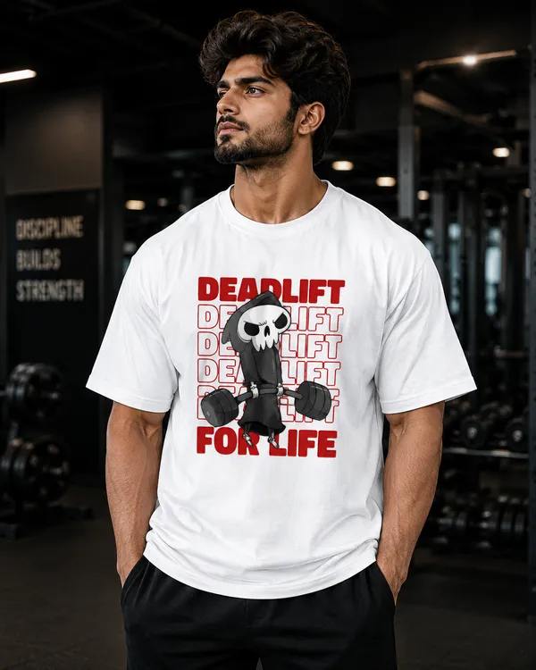 Deadlift_for_Life_Regular_Fit_White_Graphic_Print_T-Shirt