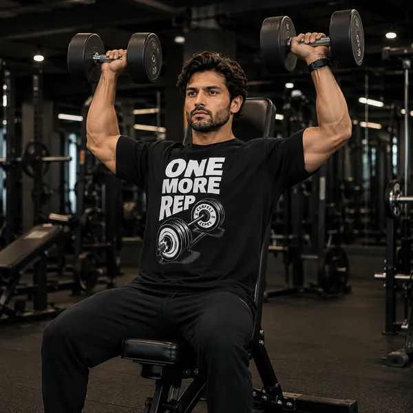 One_More_Rep_Oversized_Black_Graphic_Print_T-Shirt