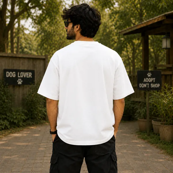 Sorry_i'm_Late_I_Saw_a_Dog_Relaxed_Fit_White_Graphic_Print_T-Shirt