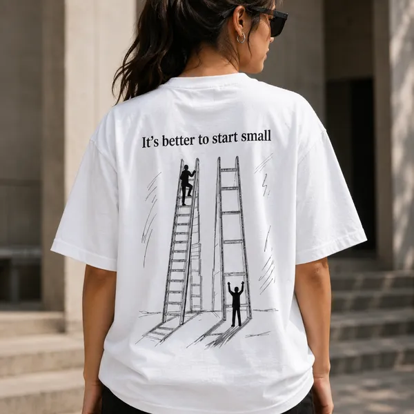 It's_Better_to_Start_Small_Oversized_White_Graphic_Print_T-Shirt