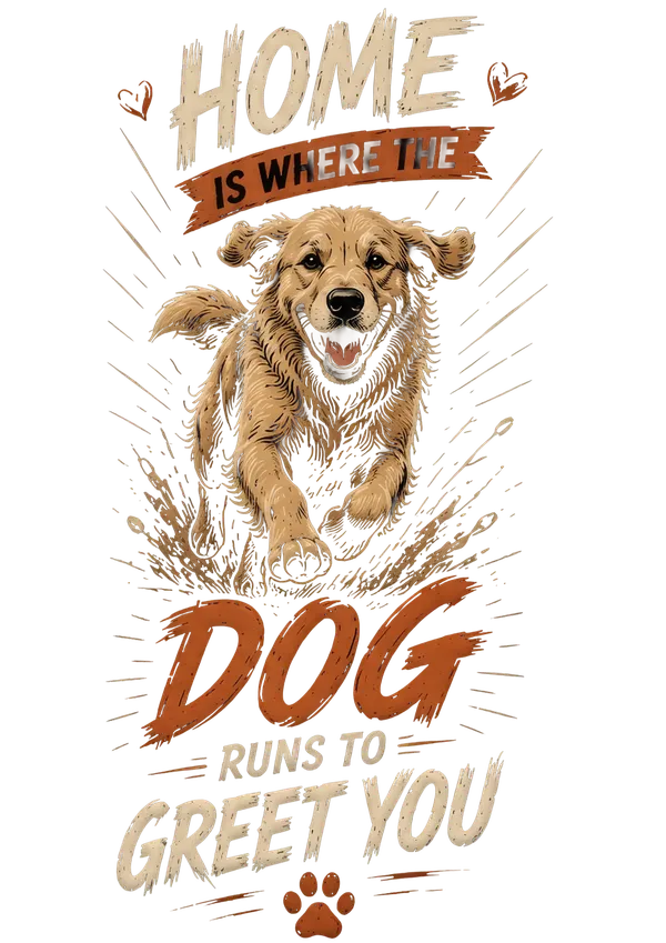 Home_is_Where_the_Dog_Runs_to_Greet_You_Oversized_Black_Graphic_Print_T-Shirt