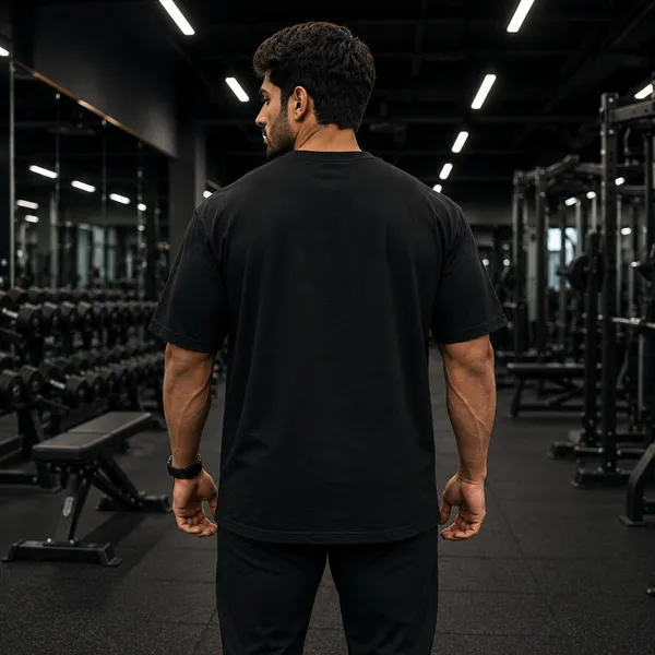 Gym_Regular_Fit_Black_Graphic_Print_T-Shirt