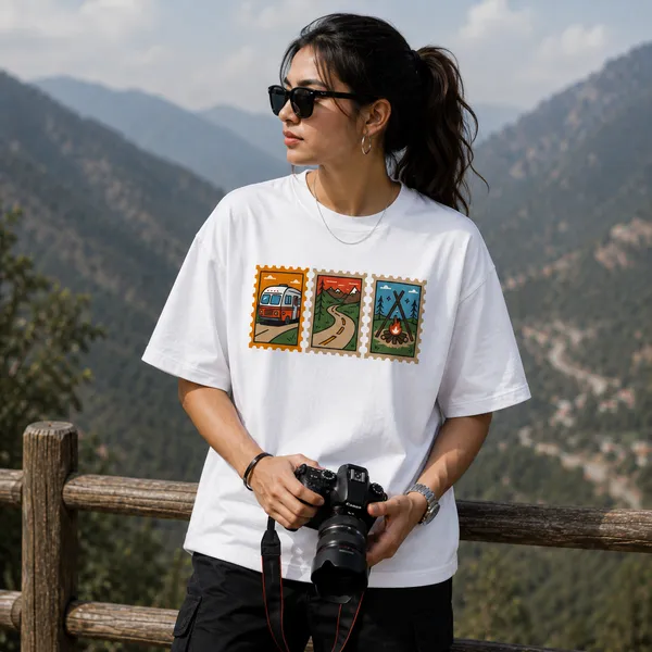 3_Image_Casual_Fit_White_Graphic_Print_T-Shirt