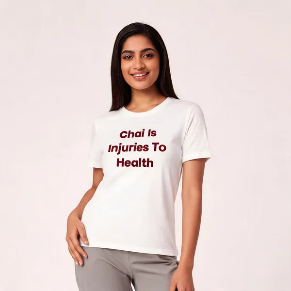 Chai_Is_Injuries_To_Health_Text_Wall_Poster
