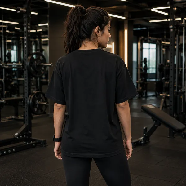 One_More_Rep_Oversized_Black_Graphic_Print_T-Shirt
