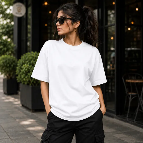 Im_not_40_Im_18_With_22_Years_of_Experience_Relaxed_Fit_White_Graphic_Print_T-Shirt