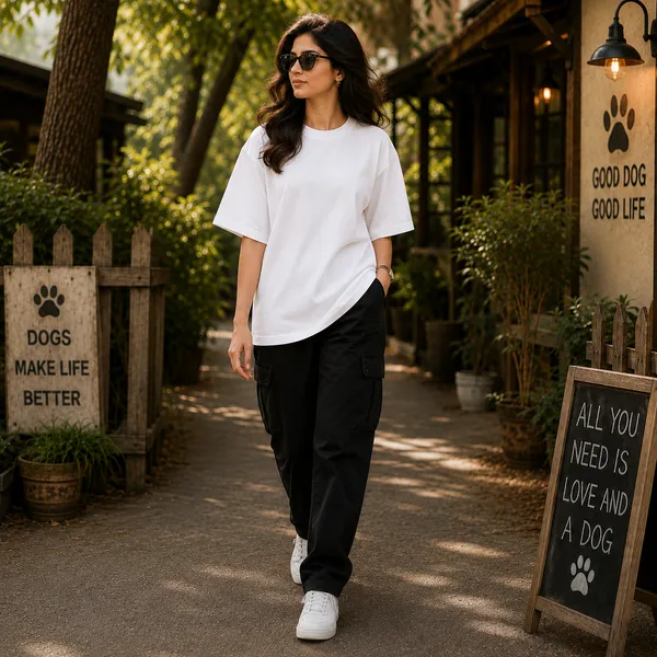 Dog_Mom_Nutrition_Facts_Oversized_White_Graphic_Print_T-Shirt