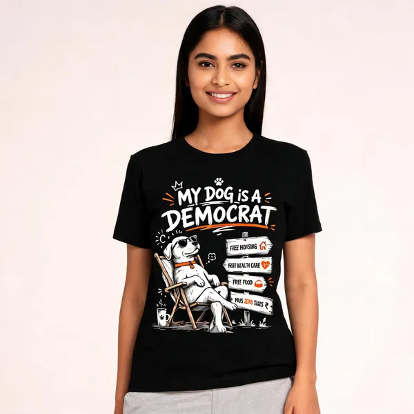 My_Dog_Is_A_Democrat_Graphic_Wall_Poster