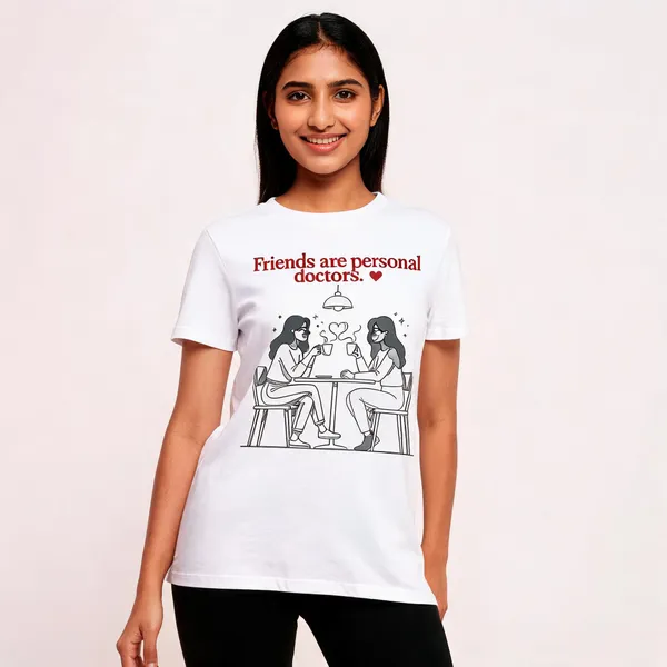 Friends_Are_Personal_Doctors_Wall_Art