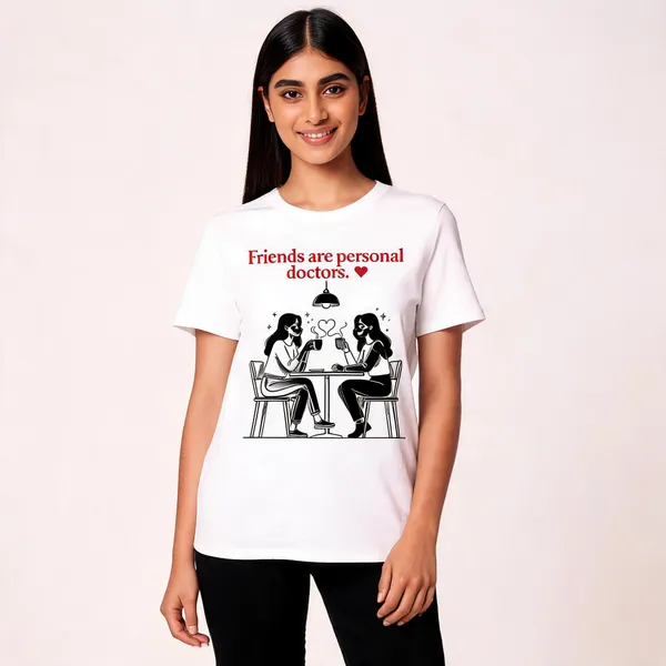 Friends_Are_Personal_Doctors_Wall_Art