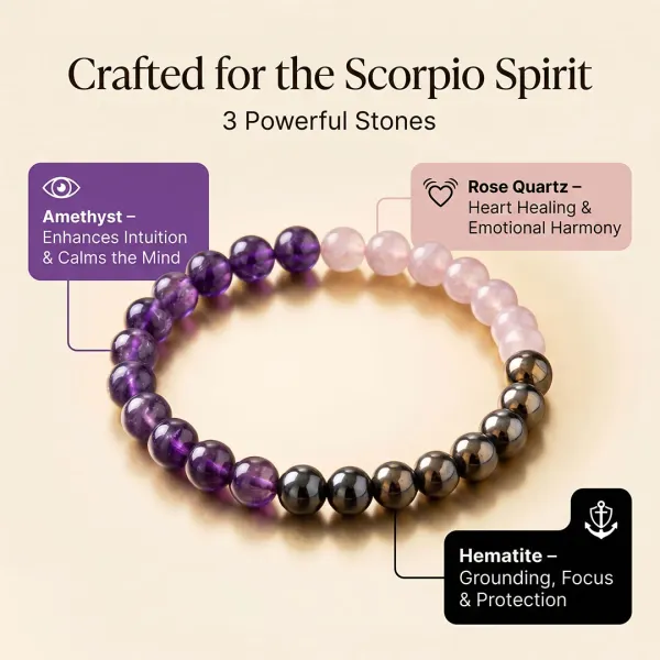 Vrishchik_Rashi_Kavach_Scorpio_Amethyst_Hematite_Rose_Quartz_Bracelet