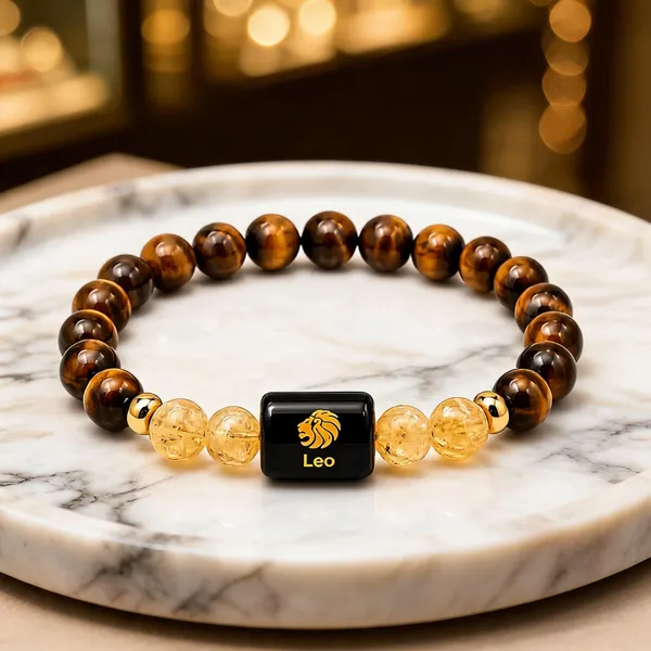 Brown_Tiger_Eye_Beaded_Leo_Zodiac_Bracelet_For_Unisex