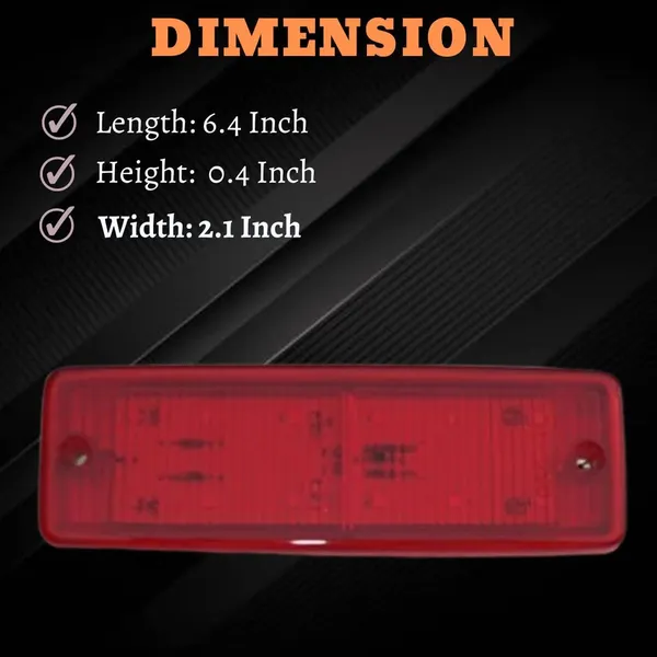 Red_Abs_Plastic_Led_Side_Marker_Light_For_Universal_Fit_Pack_Of_2