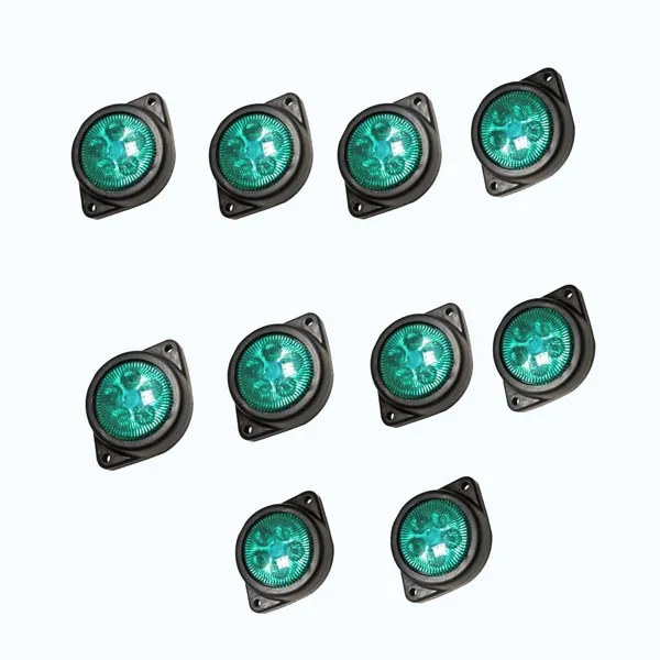 Green_Glass_Side_Marker_Light_For_Universal_Fit_Pack_Of_10