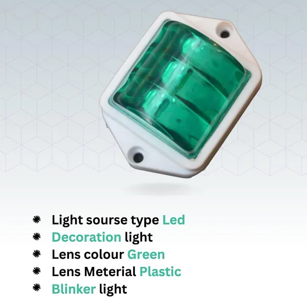 Green_Abs_Plastic_Led_Clearance_Light_For_Universal_Fit_Pack_Of_4