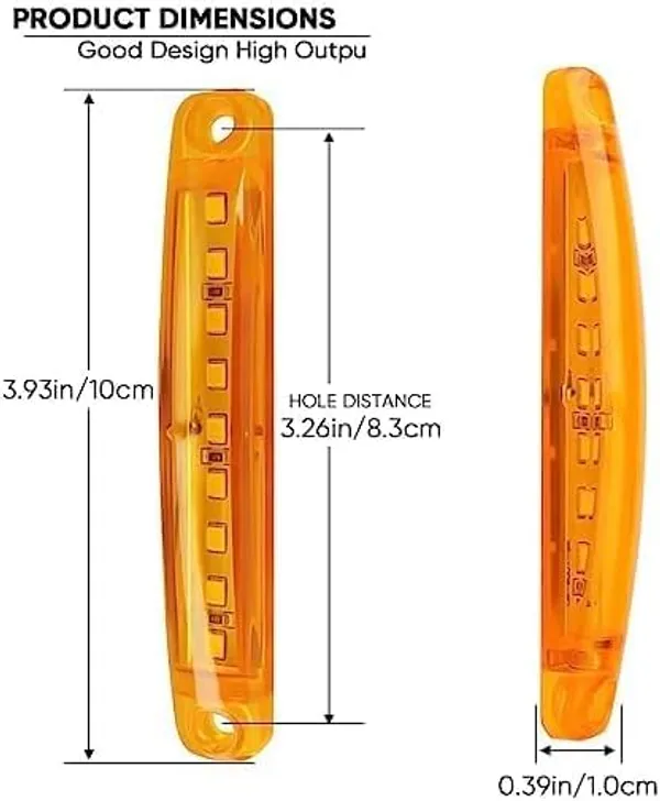Amber_Abs_Plastic_Led_Clearance_Light_For_Universal_Fit_Pack_Of_4