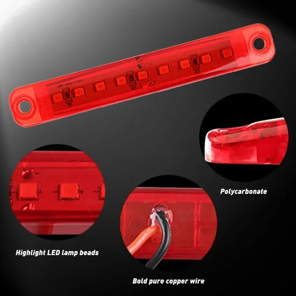Red_Abs_Plastic_Led_Clearance_Light_For_Universal_Fit_Pack_Of_4