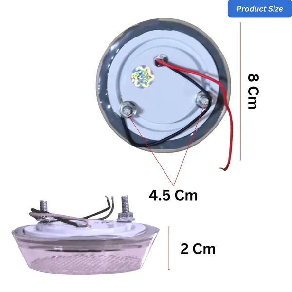 White_Abs_Plastic_Led_Side_Marker_Light_For_Universal_Fit_Pack_Of_2