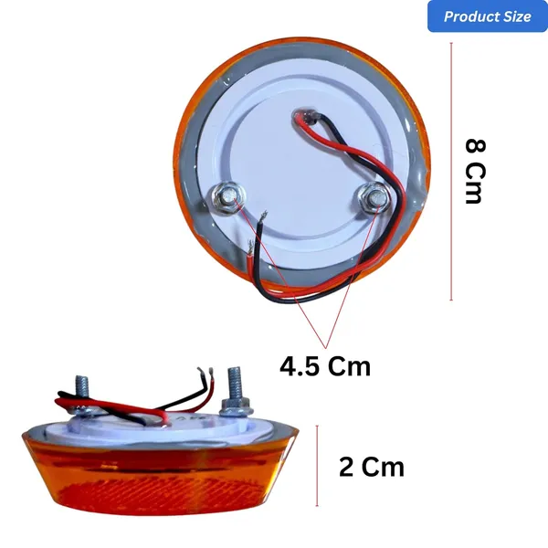 White_Abs_Plastic_Led_Side_Marker_Light_For_Universal_Fit_Pack_Of_2