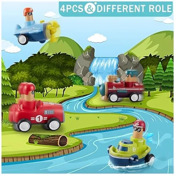 Multicolour_Plastic_Assorted_Vehicle_Set_Of_4_For_Kids