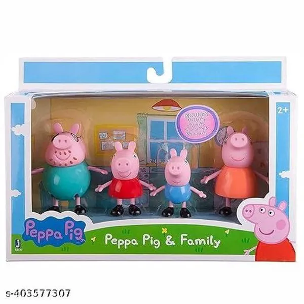 Multicolour_Peppa_Pig_Family_Character_Toy_Set_Of_4_For_Kids