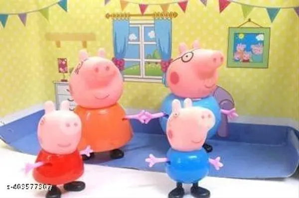 Multicolour_Peppa_Pig_Family_Character_Toy_Set_Of_4_For_Kids