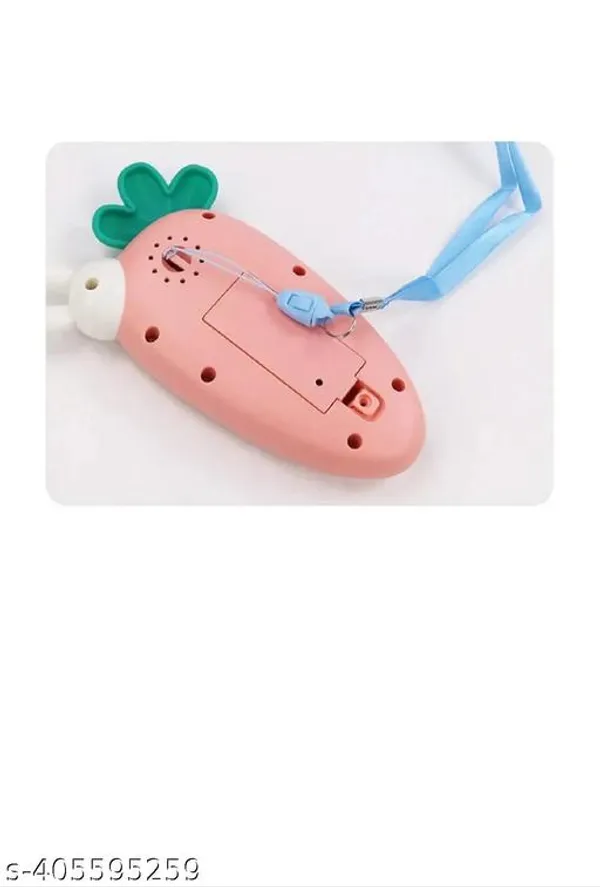 White_Plastic_Radish_Pretend_Play_Phone_Toy_For_Kids