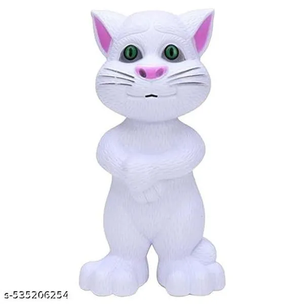White_Talking_Plush_Cat_Repeating_Musical_Toy_For_Kids