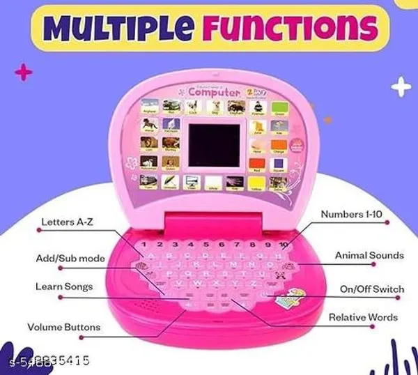 Pink_Educational_Learning_Laptop_Toy_With_Led_Display_For_Kids
