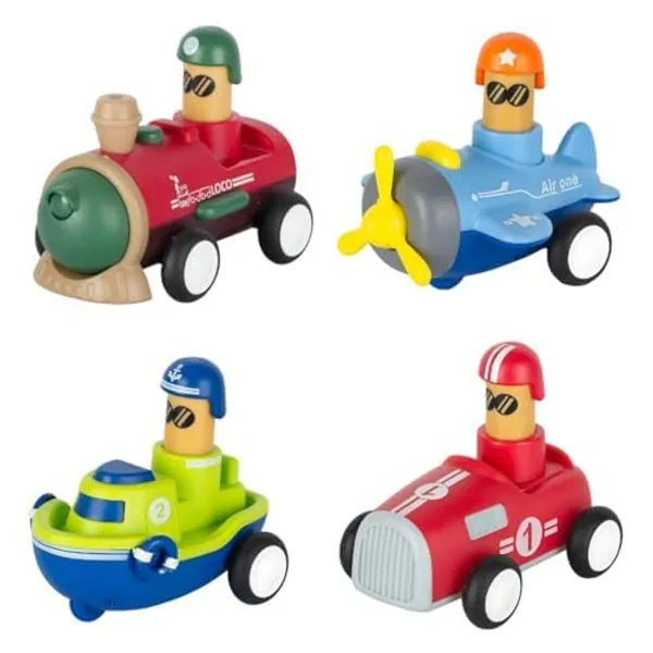 Multicolour_Plastic_Assorted_Vehicle_Set_Of_4_For_Kids