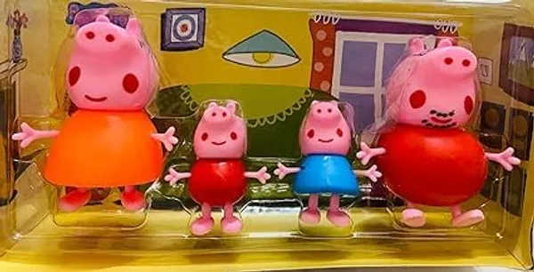 Multicolour_Peppa_Pig_Family_Character_Toy_Set_Of_4_For_Kids